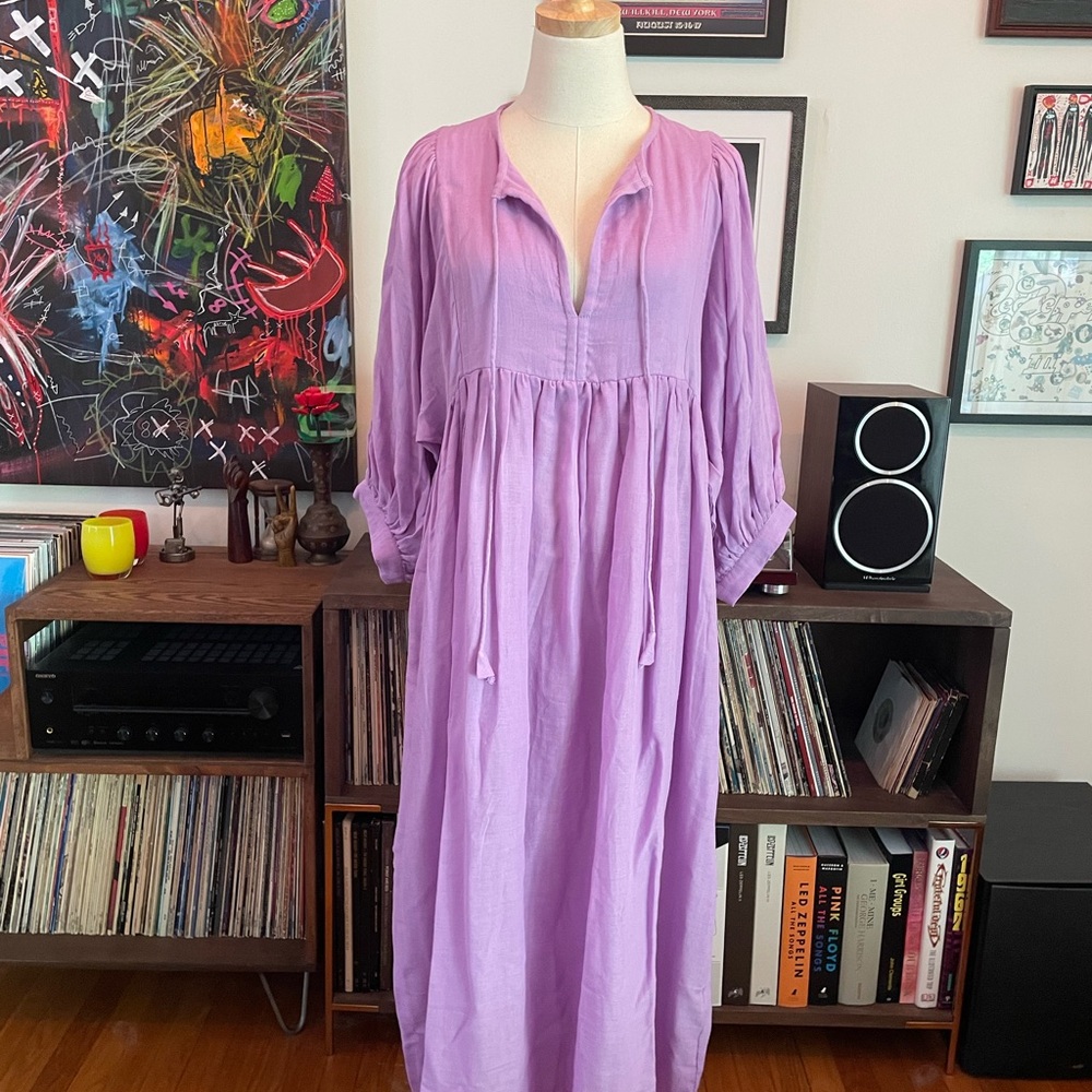Daughters of India KYRA maxi dress in lilac NWT